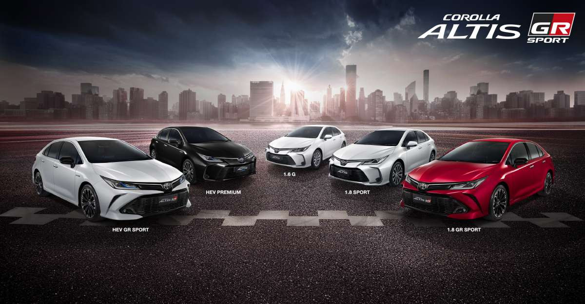 Toyota Corolla Altis sẽ có 5 phiên bản tuỳ chọn