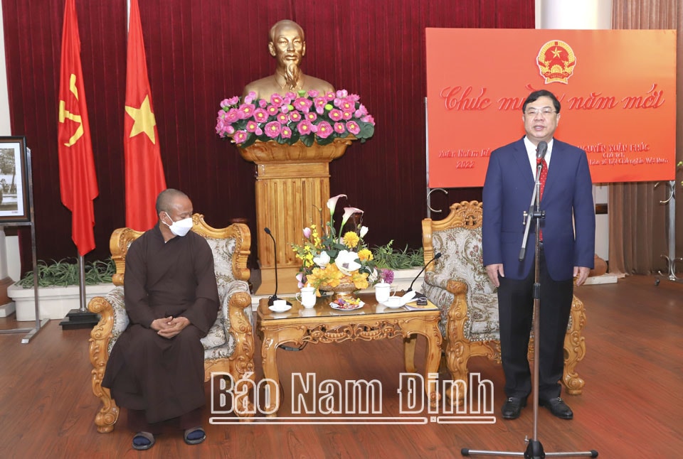 Giáo hội Phật giáo tiếp tục đồng hành, ủng hộ cấp ủy, chính quyền thực hiện thắng lợi các mục tiêu phát triển KT-XH - Ảnh 2. Giáo hội Phật giáo tiếp tục đồng hành, ủng hộ cấp ủy, chính quyền thực hiện thắng lợi các mục tiêu phát triển KT-XH - Ảnh 2.