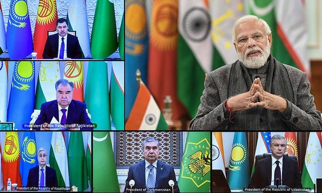 Ấn Độ cùng các nước Trung Á tổ chức Hội nghị thượng đỉnh, tập trung 3 mục tiêu chính. (Nguồn: PTI)