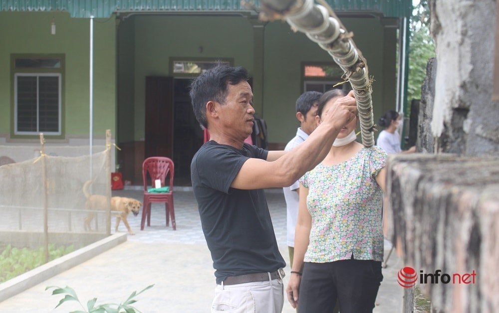 neu tet.jpg Rực sáng những 'cung đường nêu' đón Tết ở xứ Nghệ