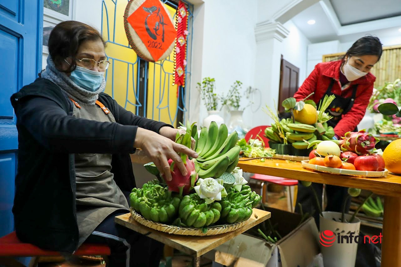 Mâm ngũ quả cháy hàng ngày cuối năm