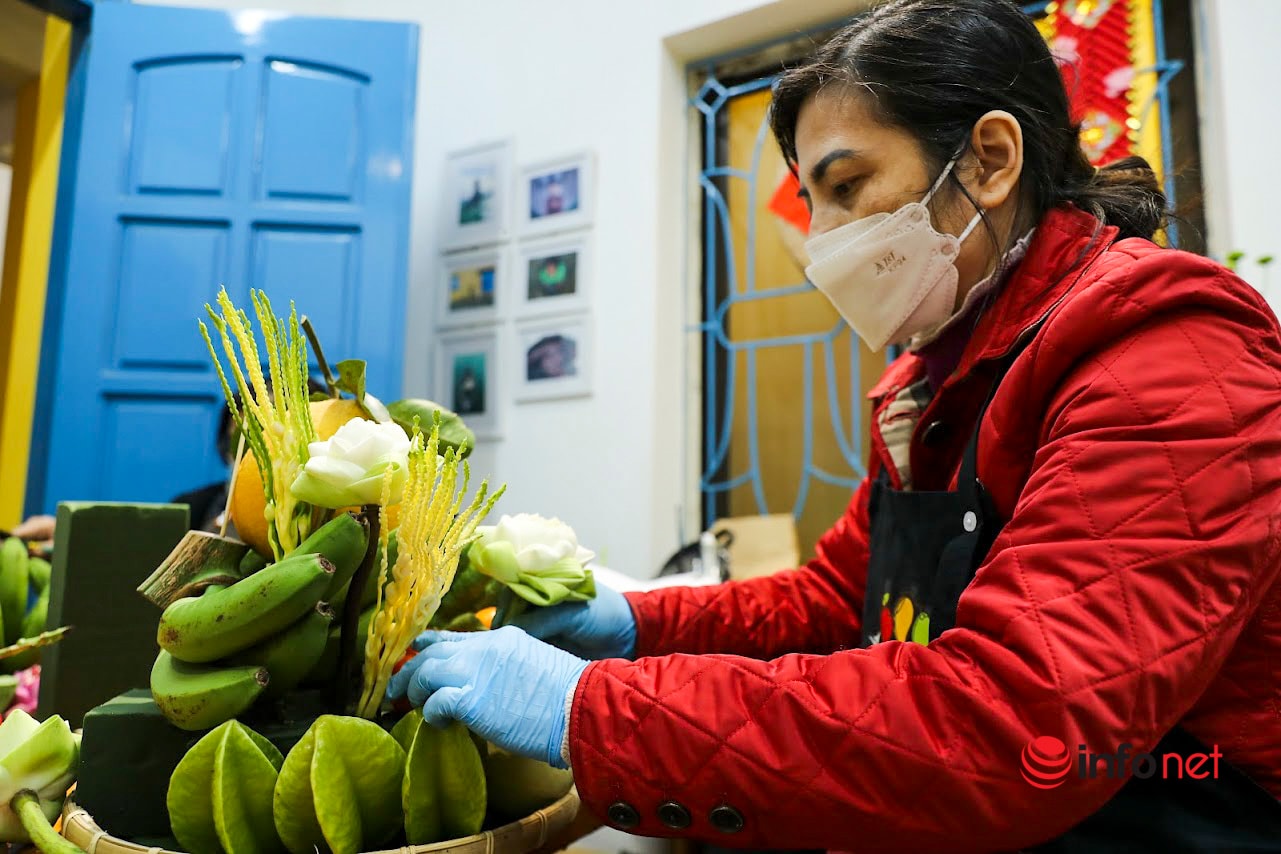 Mâm ngũ quả cháy hàng ngày cuối năm