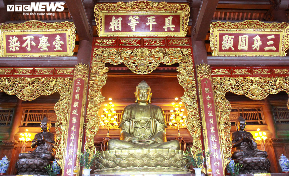 Cận cảnh ngôi chùa trên núi có pho tượng Phật bằng đồng lớn nhất Hải Phòng - 8