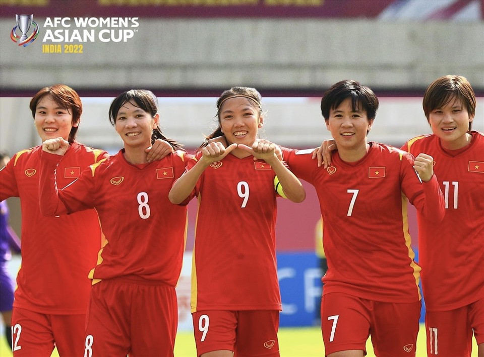 Đội tuyển nữ Việt Nam đã chạm tay vào tấm vé dự World Cup 2023. Ảnh: AFC