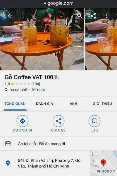 Quán cà phê 'phụ thu' VAT 100% Mùng 1 Tết bị dân mạng đổi tên