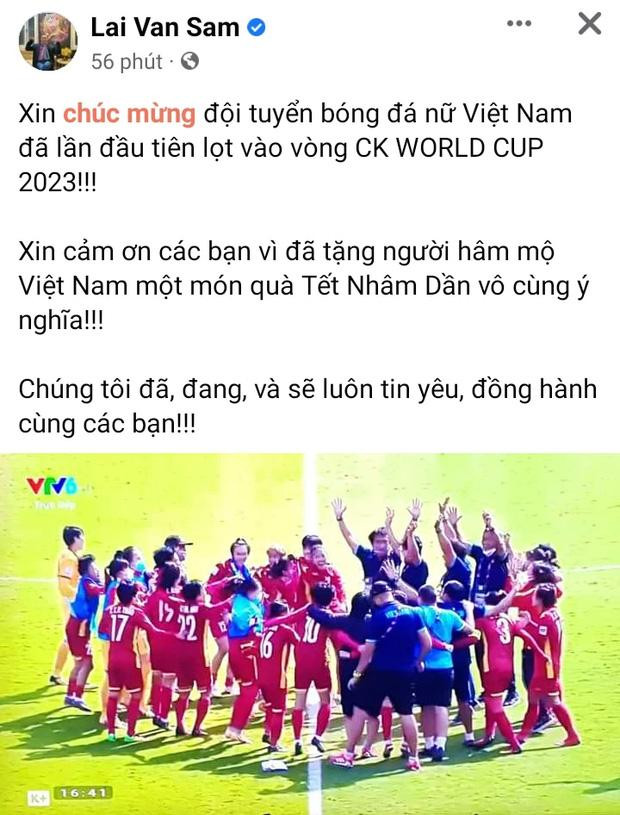 Lan Ngọc, Ngô Kiến Huy và dàn sao chúc mừng tuyển nữ Việt Nam-3