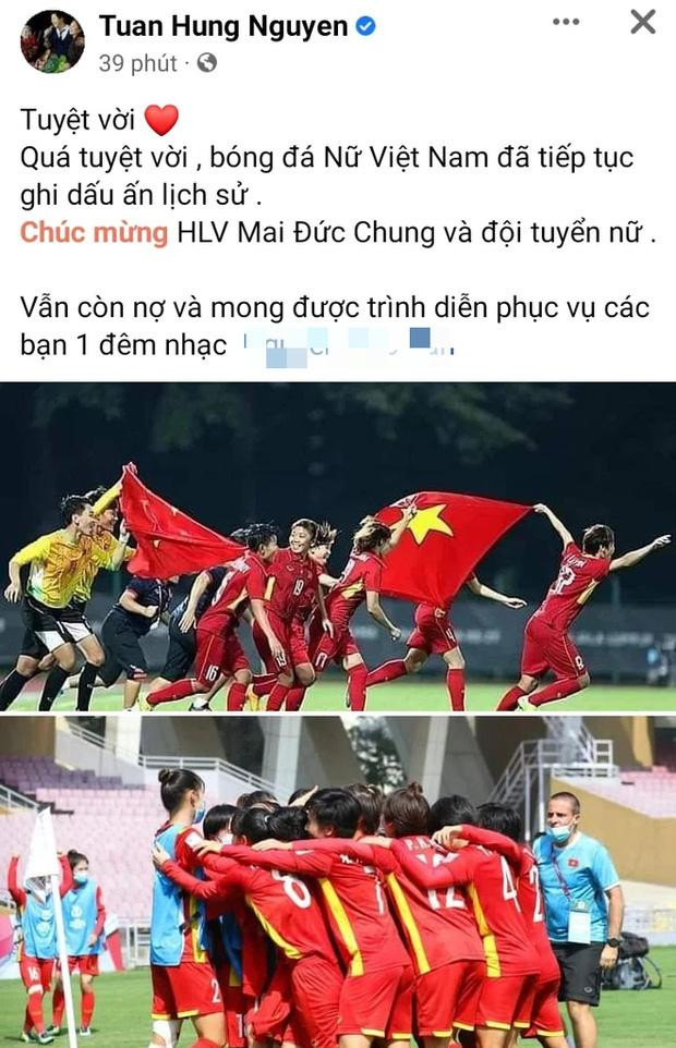 Lan Ngọc, Ngô Kiến Huy và dàn sao chúc mừng tuyển nữ Việt Nam-6