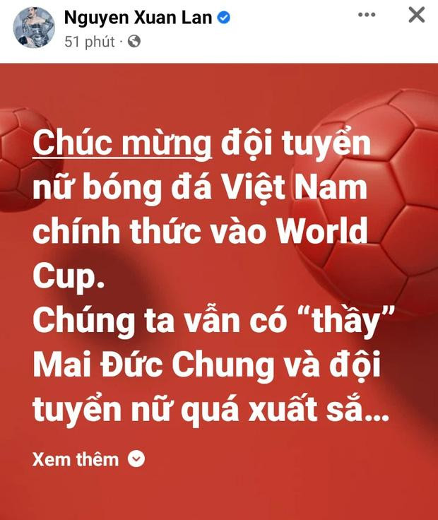 Lan Ngọc, Ngô Kiến Huy và dàn sao chúc mừng tuyển nữ Việt Nam-7