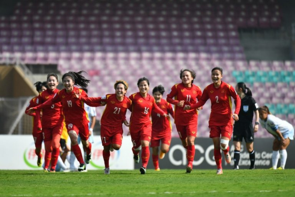 ĐT nữ Việt Nam lần đầu giành vé tham dự VCK World Cup nữ. (Ảnh: Getty)
