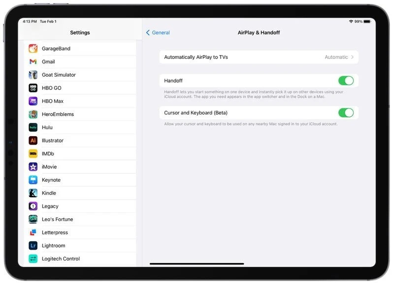 Hướng dẫn bật tắt Universal Control, tính năng mới trên iOS 15.4