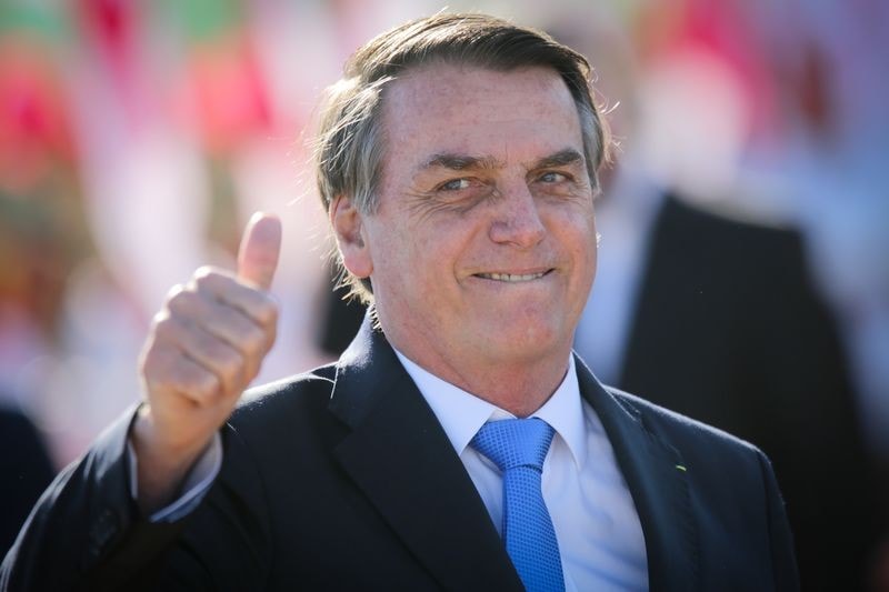 Tổng thống Brazil Jair Bolsonaro. (Nguồn: Bloomberg)