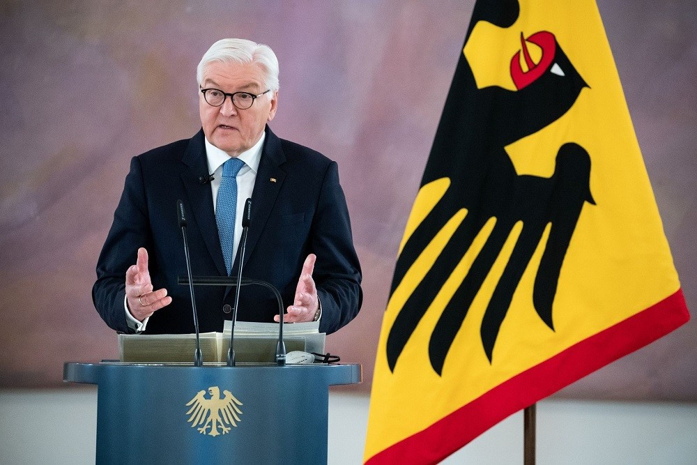 (02.13) Tổng thống Đức Frank-Walter Steinmeier được dự báo sẽ tái đắc cử. (Nguồn: DPA)