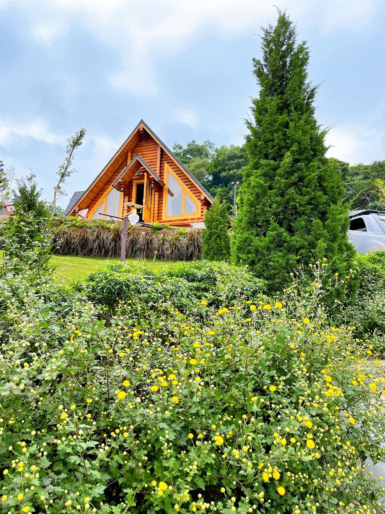 Ngôi nhà nhỏ trên thảo nguyên bước ra từ phim ảnh, làm từ gỗ, chi phí khoảng 1 tỷ đồng