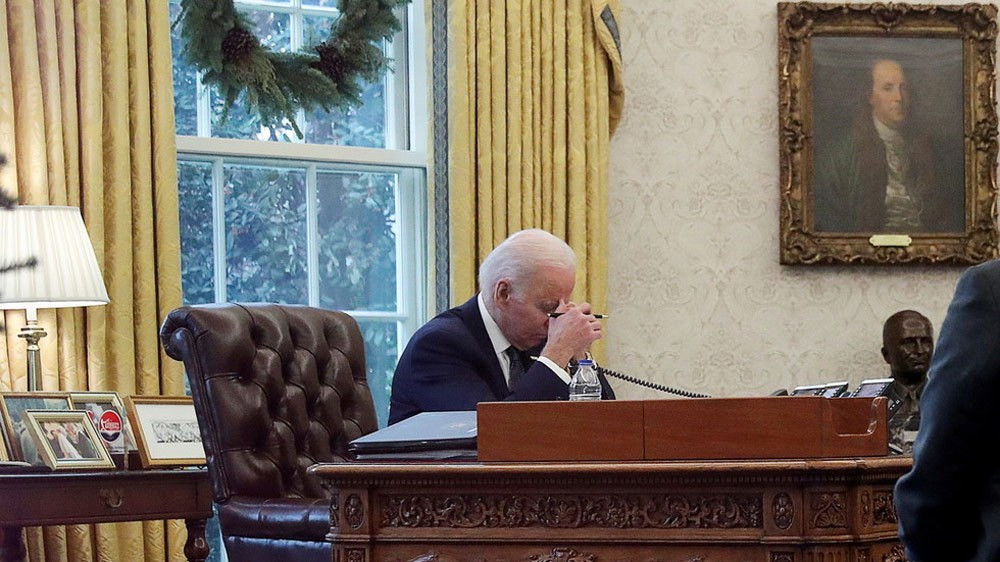 Chưa có tia sáng sau điện đàm với Nga, Tổng thống Mỹ gọi sang Ukraine. (Nguồn: Reuters)