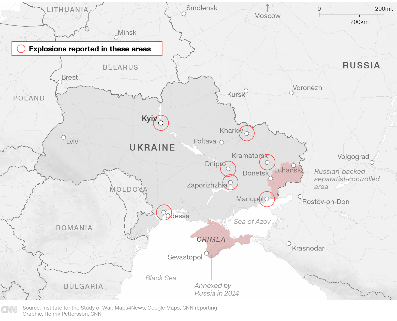 Biên phòng Ukraine: Nga tấn công từ ba hướng - 2