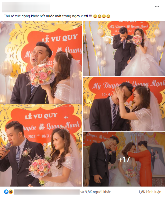 Chú rể bật khóc nức nở, nắm chặt tay bố vợ trong đám cưới ở Bắc Giang - 1