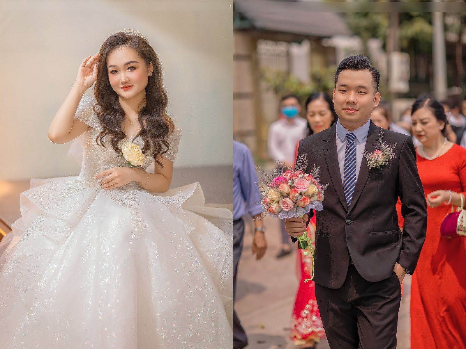Chú rể bật khóc nức nở, nắm chặt tay bố vợ trong đám cưới ở Bắc Giang - 6