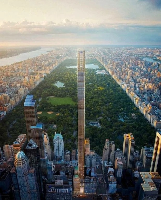 Tòa nhà chọc trời siêu mỏng nhất thế giới với chiều cao gần nửa cây số - 3