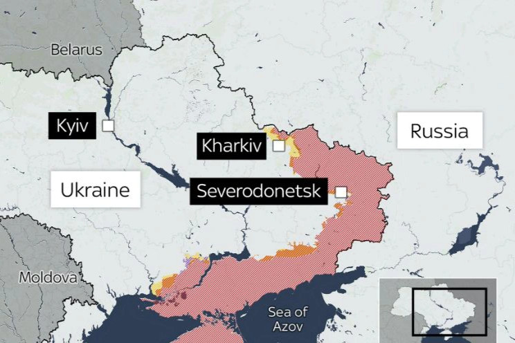 Chiến sự khốc liệt ở miền Đông Ukraine: Mọi thứ đang bốc cháy - 2