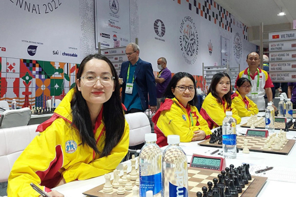 Cờ vua nữ Việt Nam thua đáng tiếc Kazakhstan - 1