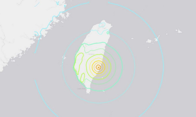 Động đất mạnh ở ngoài khơi Đài Loan, cảnh báo sóng thần được ban bố - 1