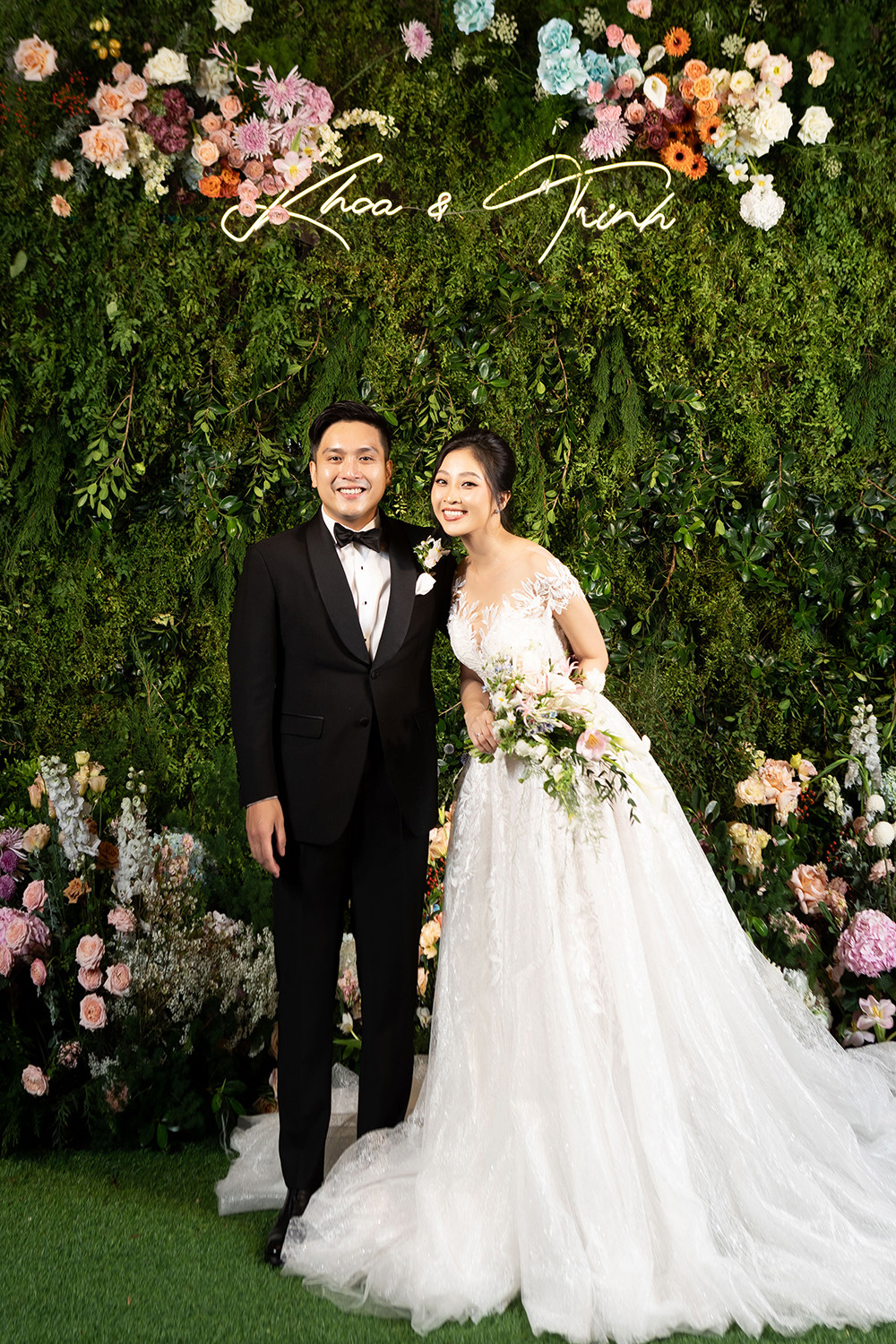 MC Liêu Hà Trinh nói lời ngôn tình với chồng doanh nhân trong đám cưới - 1
