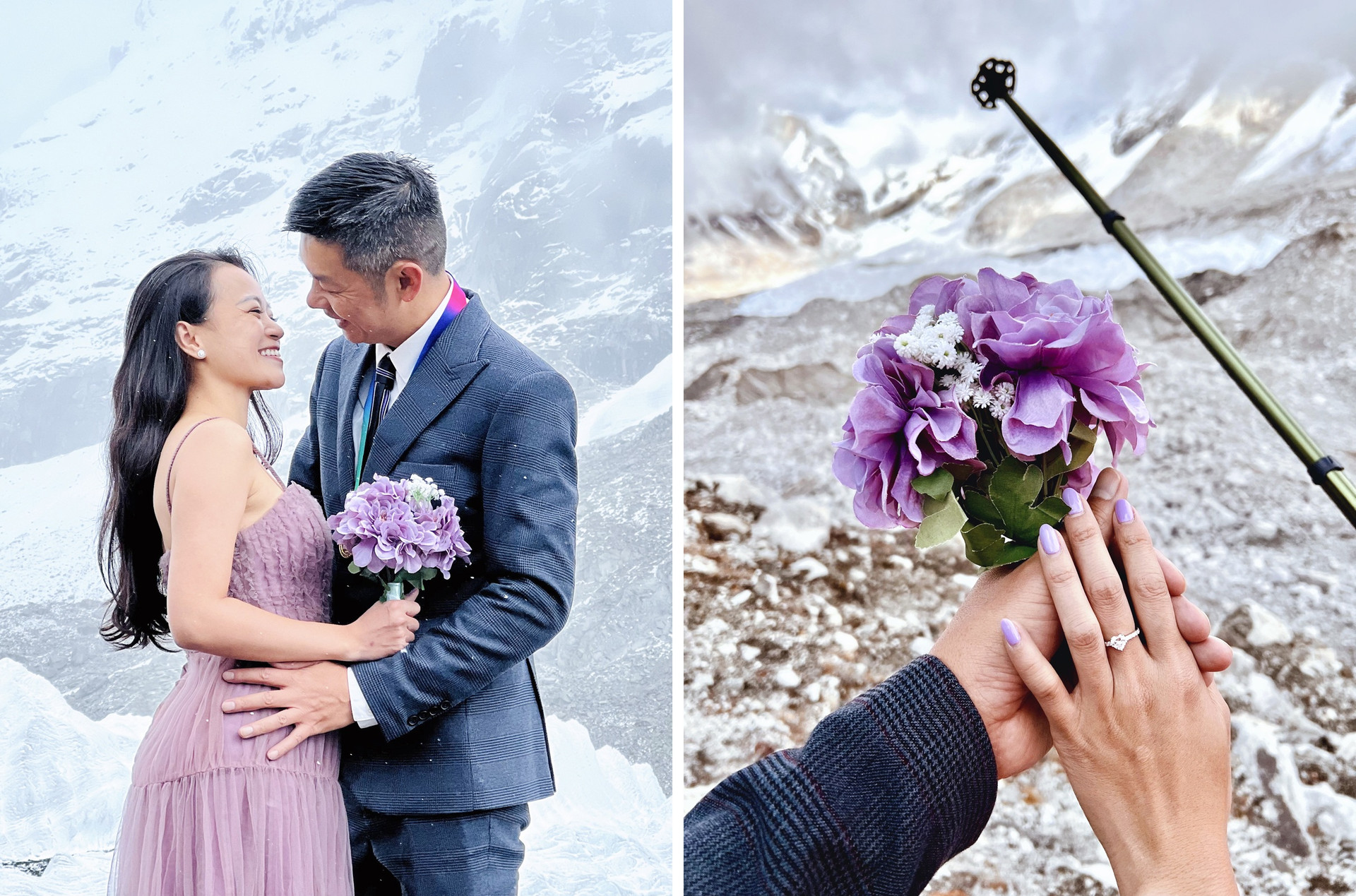 Chuyện tình lãng mạn của cặp đôi Việt cầu hôn trên Everest - 3