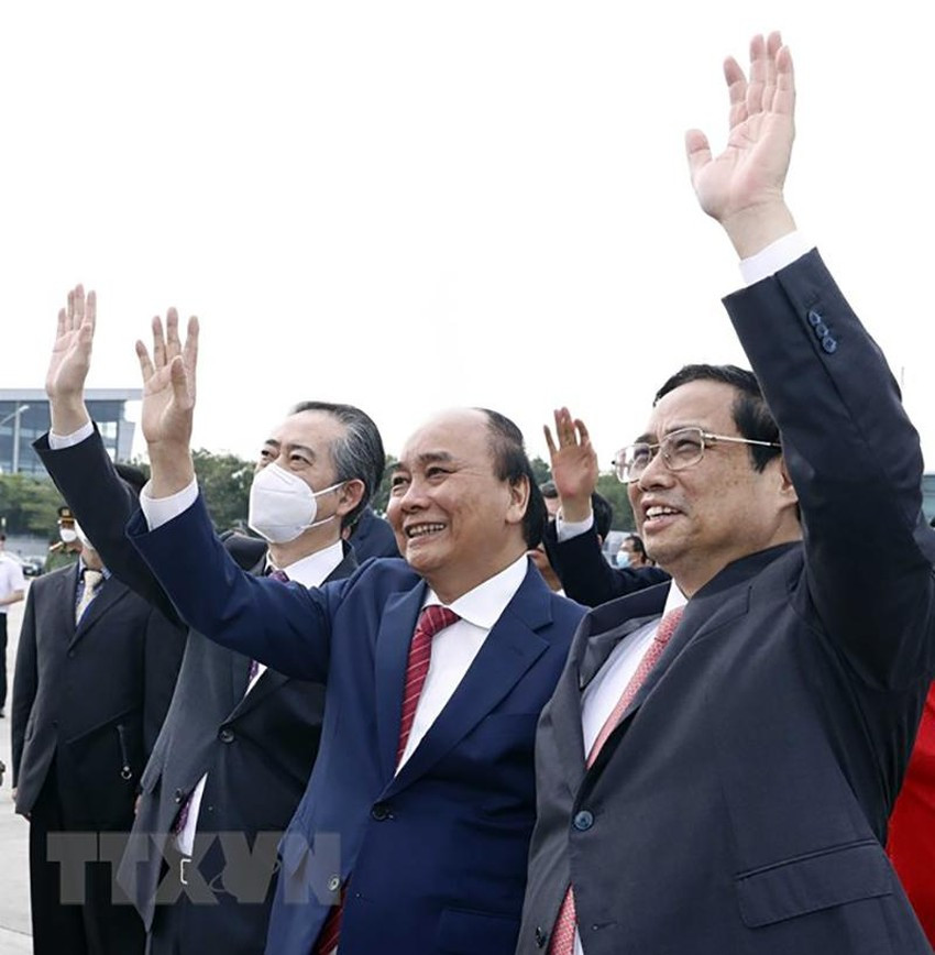 Hình ảnh Tổng bí thư Nguyễn Phú Trọng bắt đầu chuyến thăm chính thức CHND Trung Hoa ảnh 2