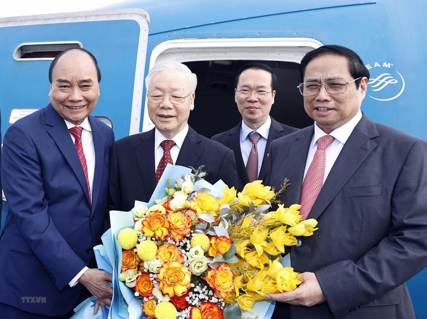 Hình ảnh Tổng bí thư Nguyễn Phú Trọng bắt đầu chuyến thăm chính thức CHND Trung Hoa ảnh 3