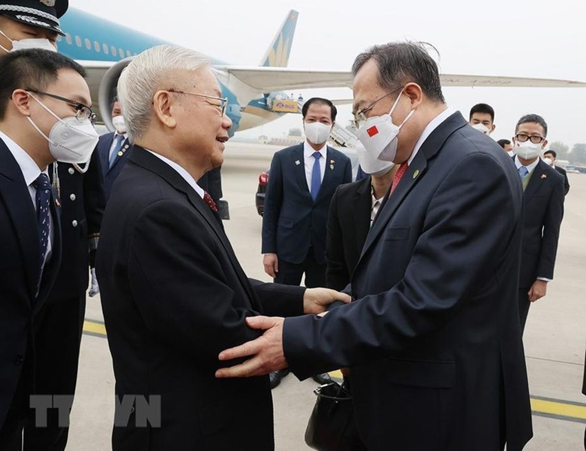 Hình ảnh Tổng bí thư Nguyễn Phú Trọng bắt đầu chuyến thăm chính thức CHND Trung Hoa ảnh 7