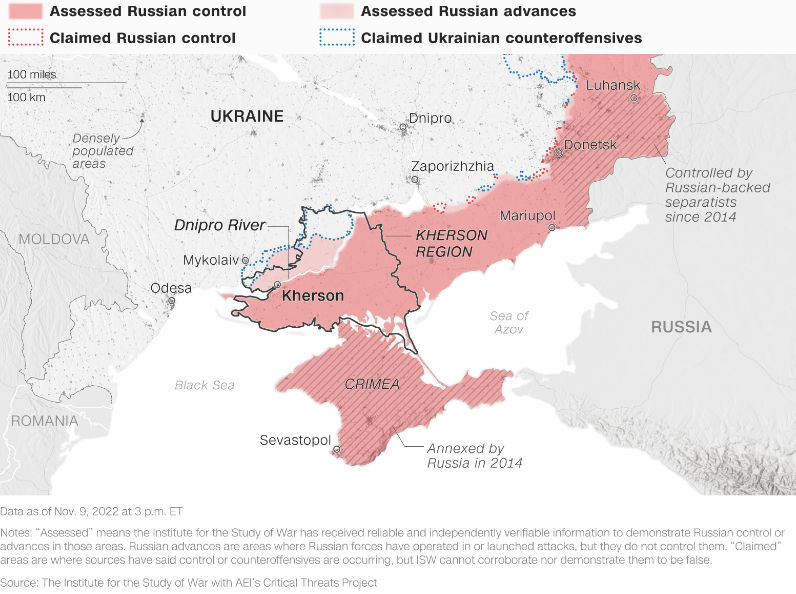 Nga rút quân, Ukraine tuyên bố tái kiểm soát nhiều khu dân cư ở Kherson - 2