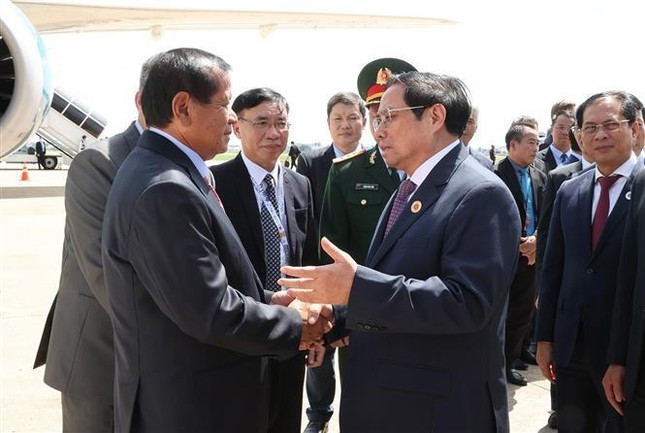 Thủ tướng Phạm Minh Chính về tới Hà Nội, kết thúc chuyến công tác tại Campuchia ảnh 5