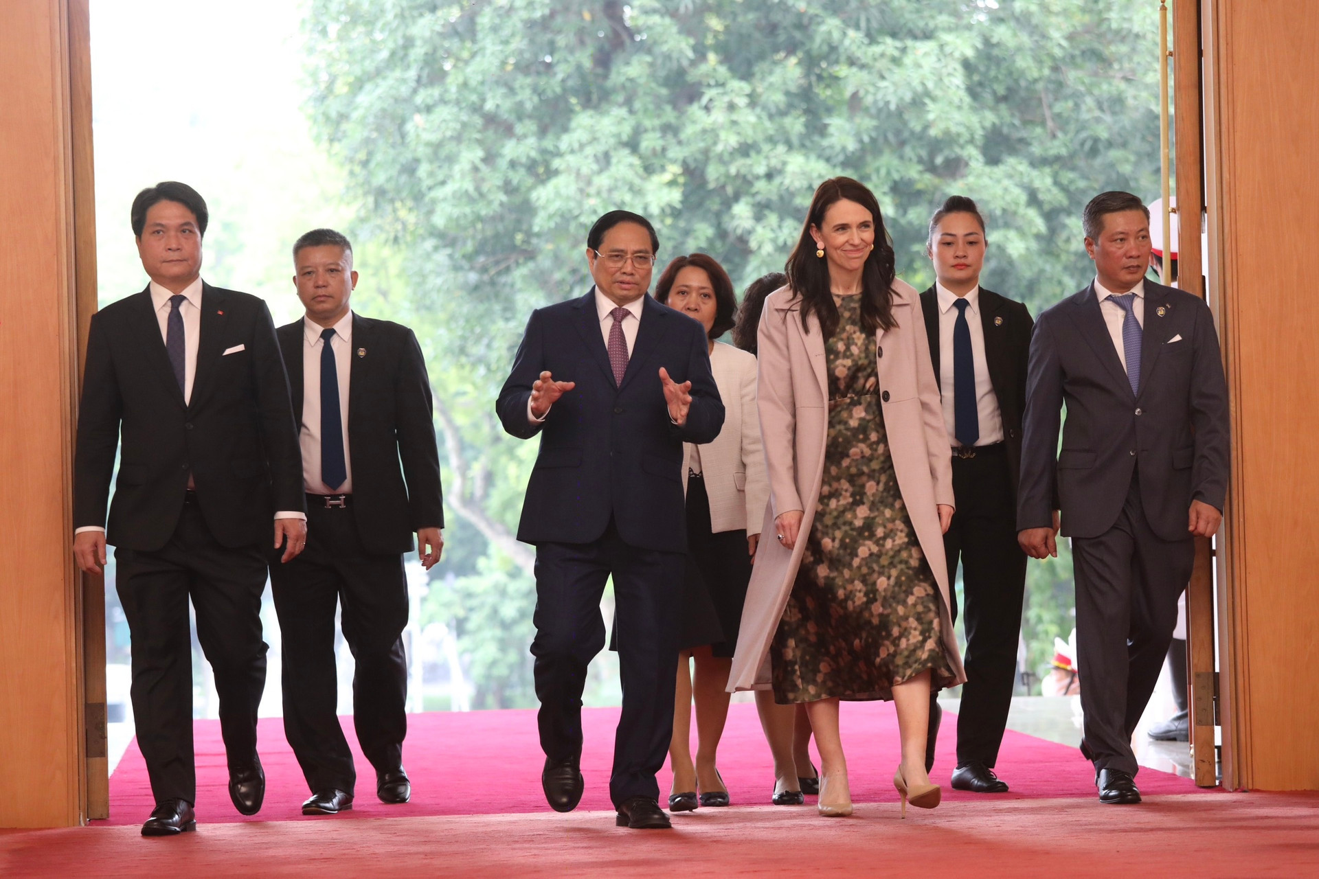 Lễ đón Thủ tướng New Zealand thăm chính thức Việt Nam - 3