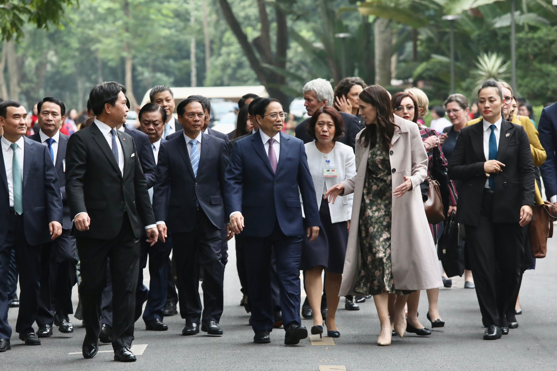 Lễ đón Thủ tướng New Zealand thăm chính thức Việt Nam - 6