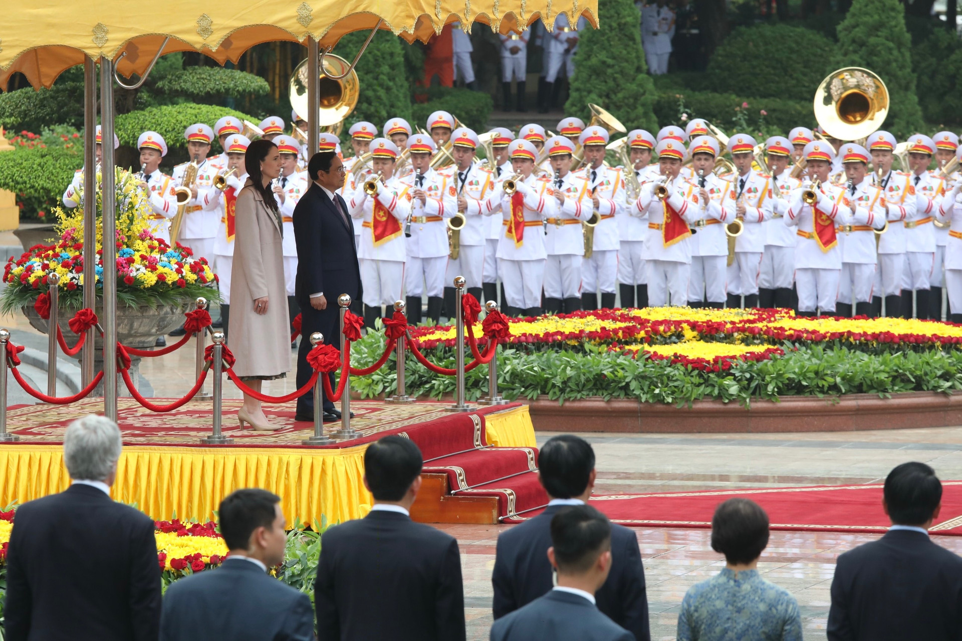 Lễ đón Thủ tướng New Zealand thăm chính thức Việt Nam - 5