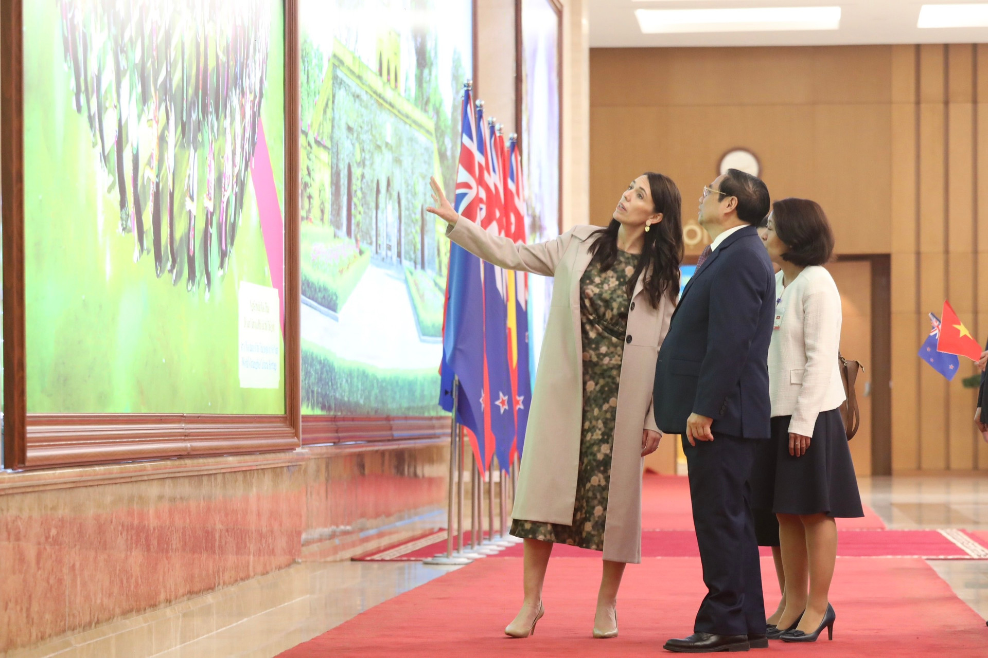 Lễ đón Thủ tướng New Zealand thăm chính thức Việt Nam - 7