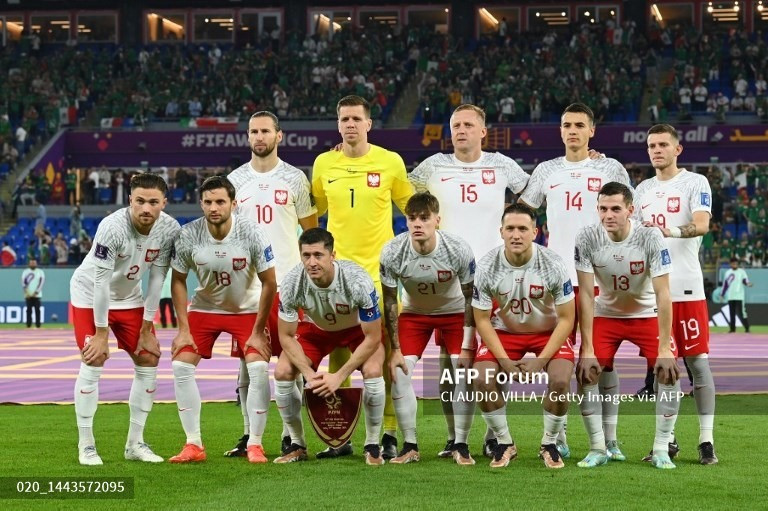 Đội tuyển Ba Lan. Ảnh: AFP