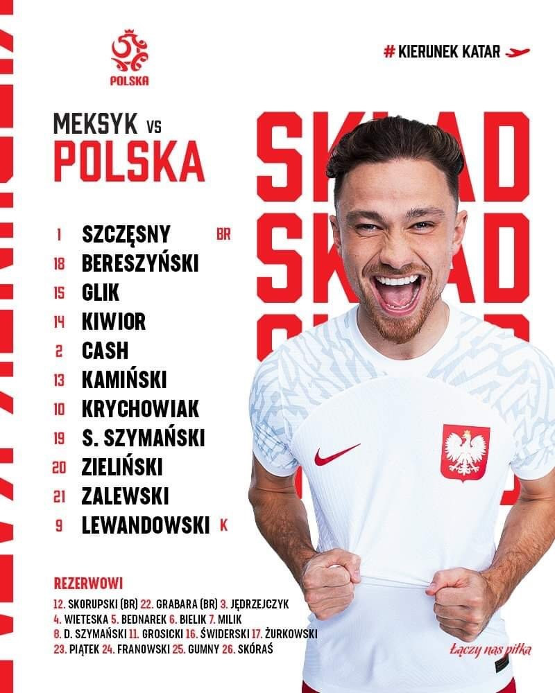 Đội hình ra sân Ba Lan. Ảnh: FIFA