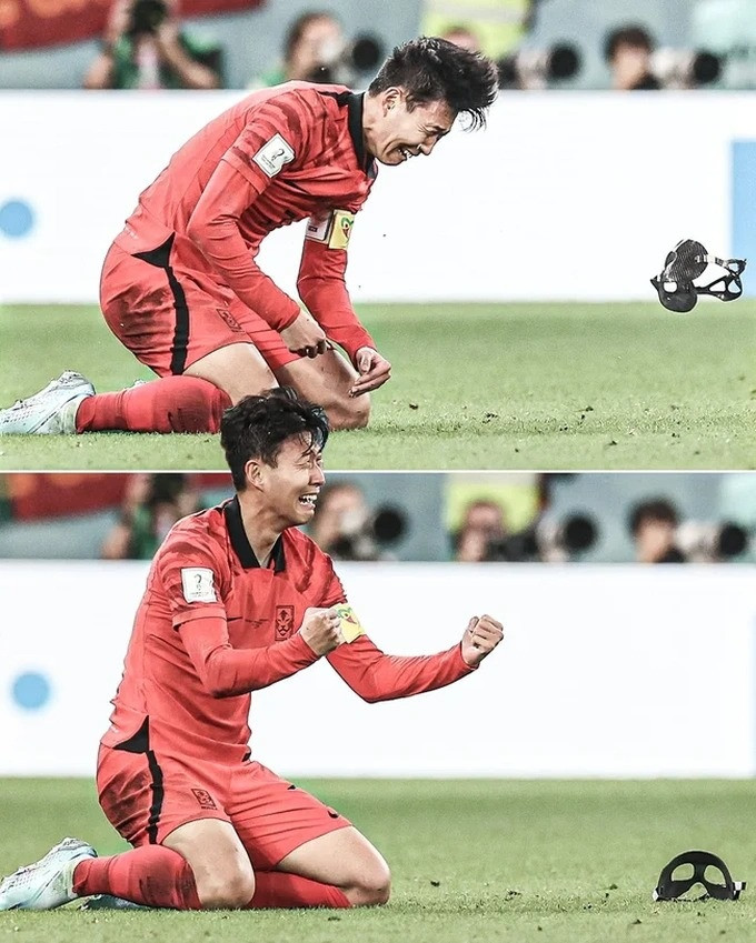 Son Heung Min giải thích lý do khóc như mưa sau chiến thắng của Hàn Quốc - 1