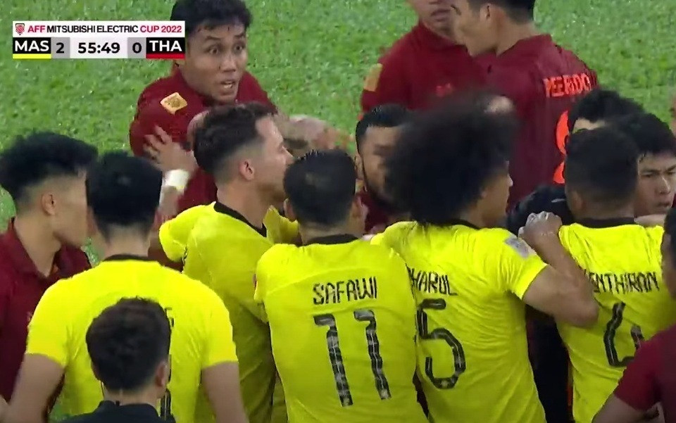 Tranh cãi bàn thắng bị từ chối dẫn tới xô xát giữa Malaysia và Thái Lan - 2