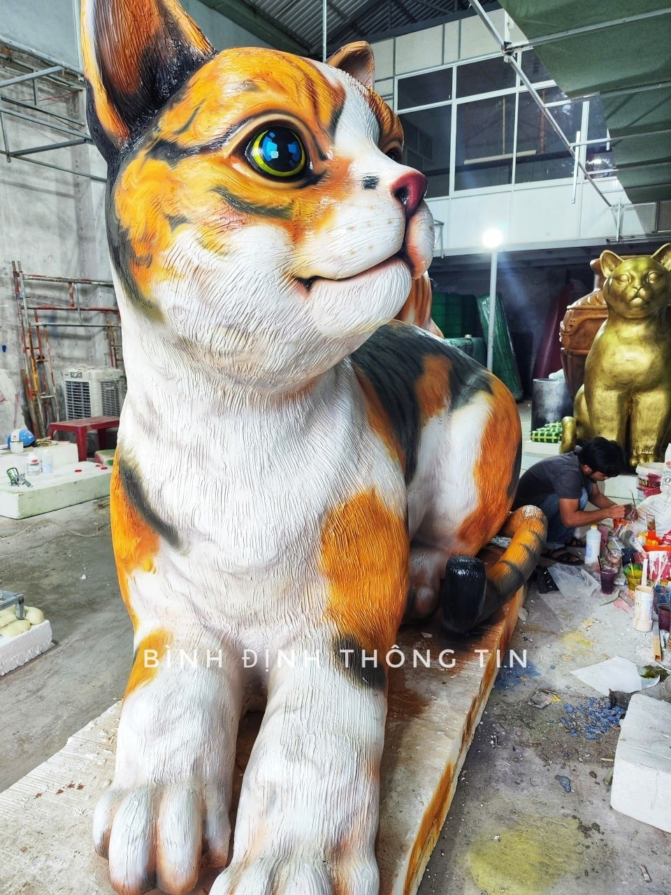 Linh vật mèo nhìn hài hước: Có thật mèo máy Doreamon khổng lồ ở Vũng Tàu? ảnh 7