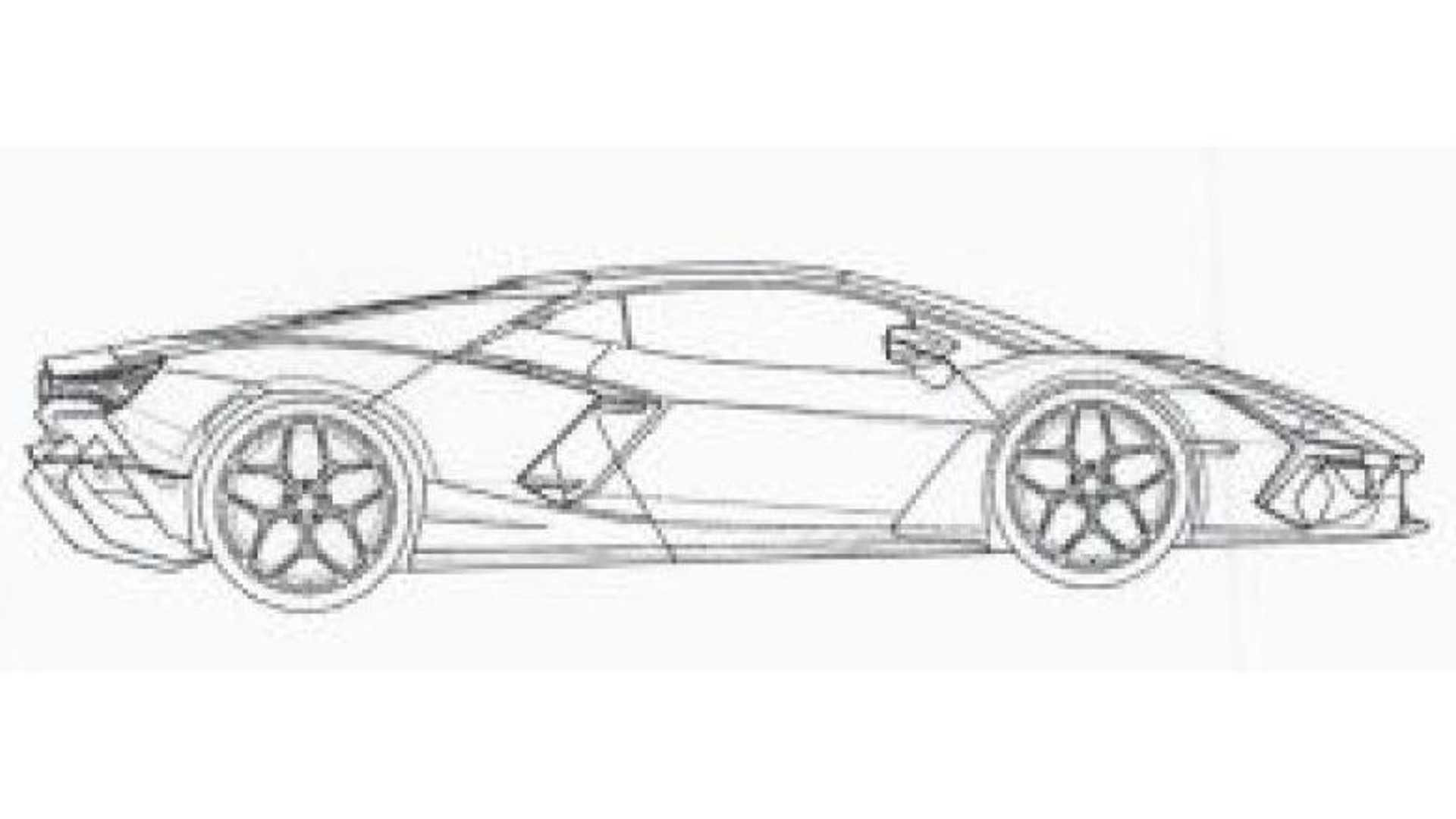 Lamborghini Aventador sketch  Xe hơi Ô tô Siêu xe