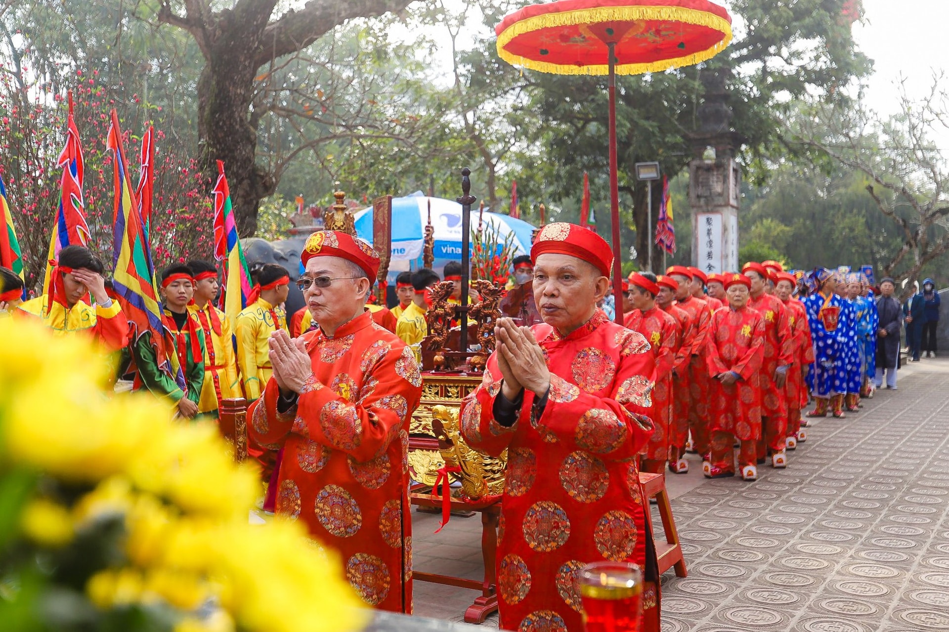 Cận cảnh nghi lễ mở màn Lễ hội khai ấn đền Trần 2023 ảnh 6