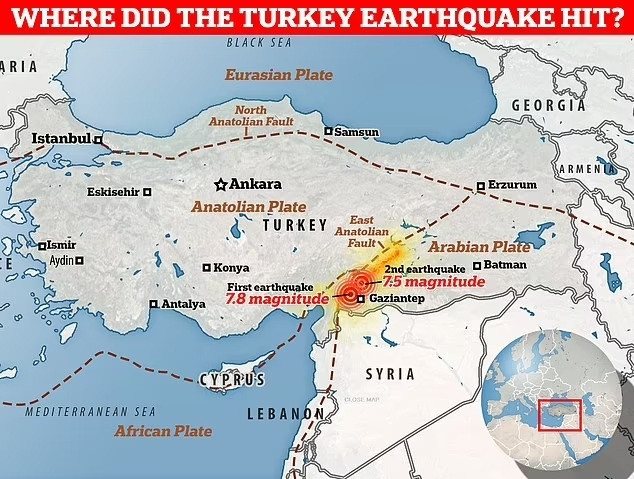 Số người chết do động đất tại Thổ Nhĩ Kỳ và Syria tăng lên 11.000  - 3
