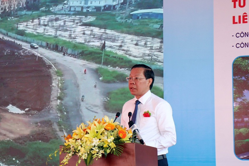 Chính thức khởi công cải tạo kênh Tham Lương - Bến Cát - rạch Nước Lên hơn 8.000 tỉ tại TP.HCM ảnh 3