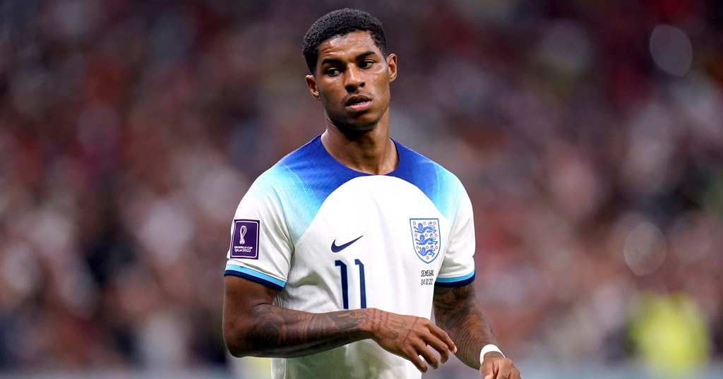 正規品　イングランド代表 Rashford ラッシュフォード 直筆サイン入り】ラッシュフォード マンチェスターユナイテッド