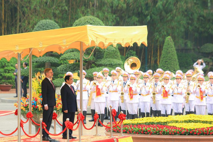 Cận cảnh lễ đón Thủ tướng Cộng hòa Czech thăm chính thức Việt Nam - Ảnh 4.