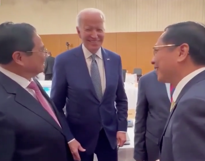 Thủ tướng Phạm Minh Chính gặp Tổng thống Mỹ Joe Biden - Ảnh 1.