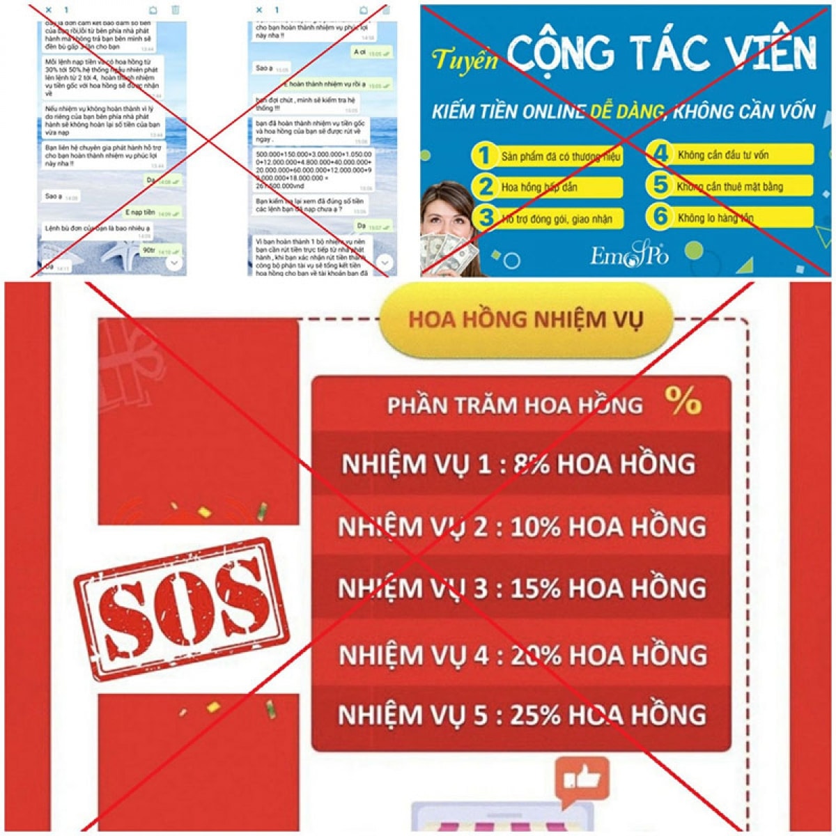 lam nhiem vu online, nguoi phu nu o ha noi bi lua 450 trieu dong hinh anh 1