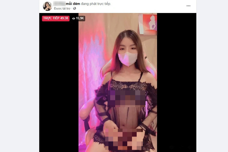 Livestream quảng cáo ứng dụng khiêu dâm, cờ bạc tràn lan Facebook Việt Nam - 1